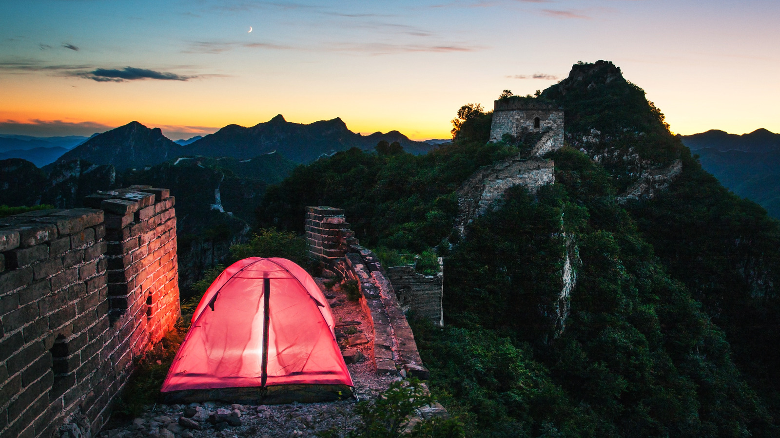 Experience The Great Wall Of China With A One-Of-A-Kind Camping Adventure