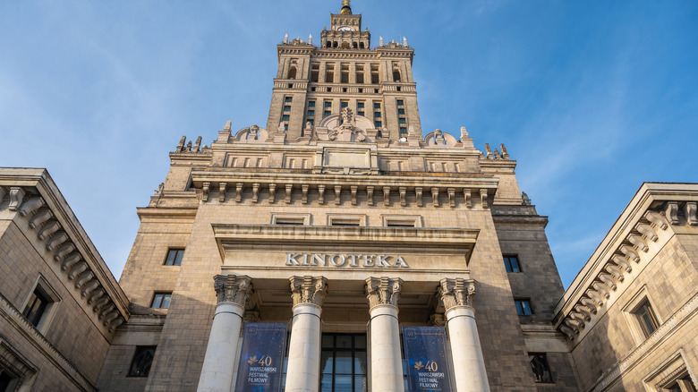 Warsaw's towering Communist-style Palace of Culture and Science