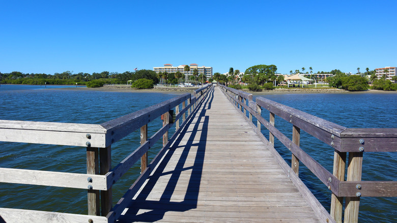 Pier, boardwalks, Safety Harbor Resort, adjacent to Philippe Park, and Main Street