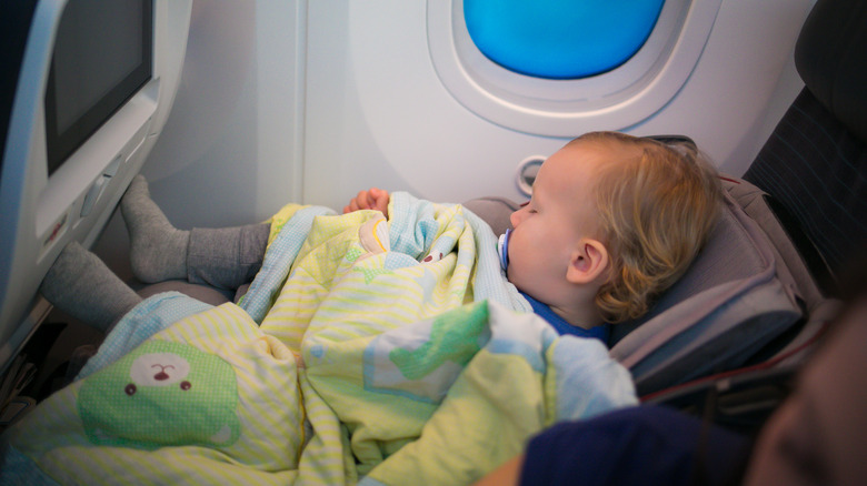 baby on plane