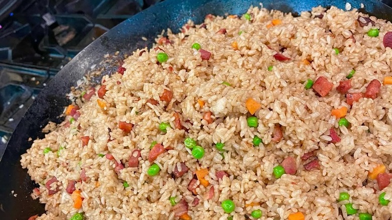 Fried rice plate Side Street Inn