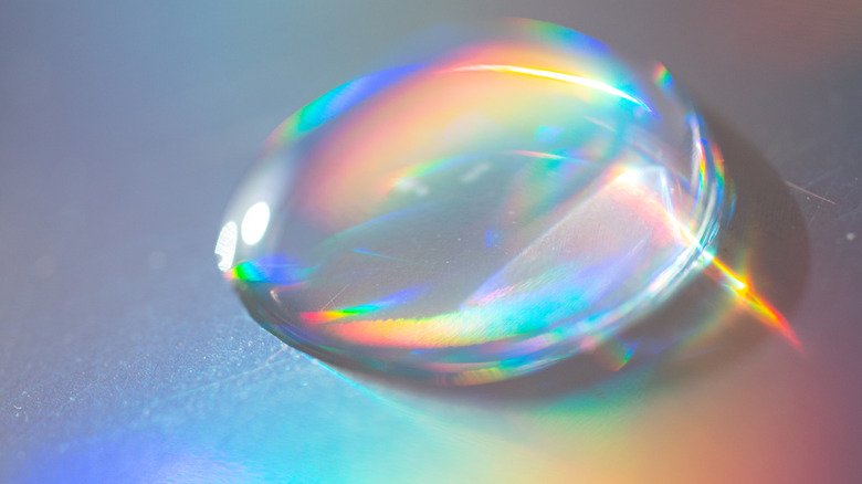 closeup of water droplet
