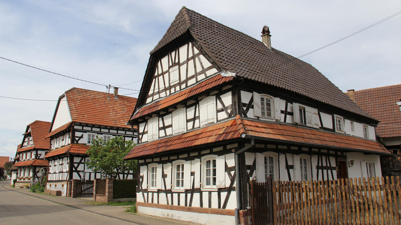 view of building in hunspach france
