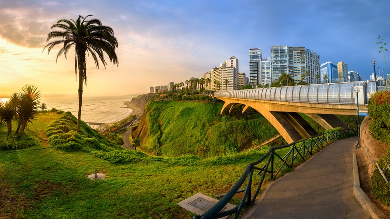 The waterfront of Lima