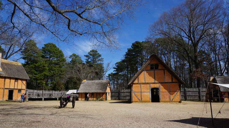 Buildings in Jamestown Settlement