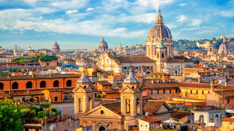 A view over Rome, Italy