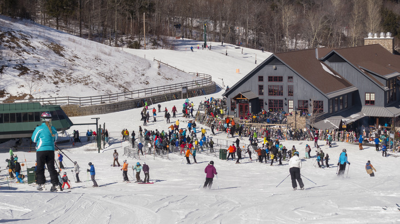 Crowds at Sugarbush Resort