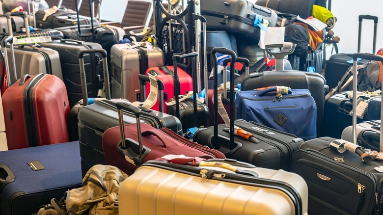 group of luggage