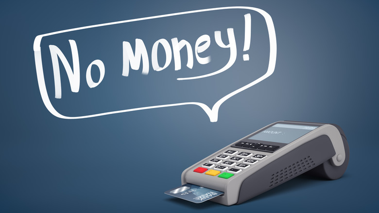 Card reader saying not money