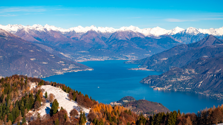 Panorama of Lake Como taken from Monte San Primo
