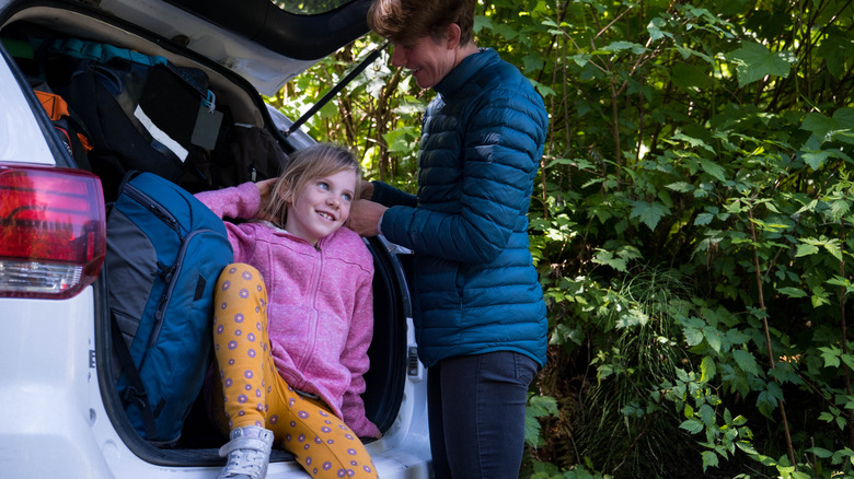 family car camping