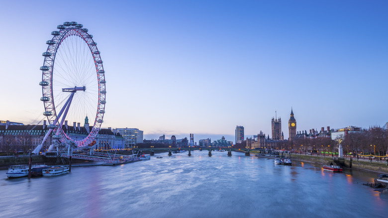 London Eye and London skyline