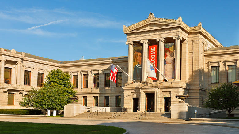 Front of Museum of Fine Arts, Boston