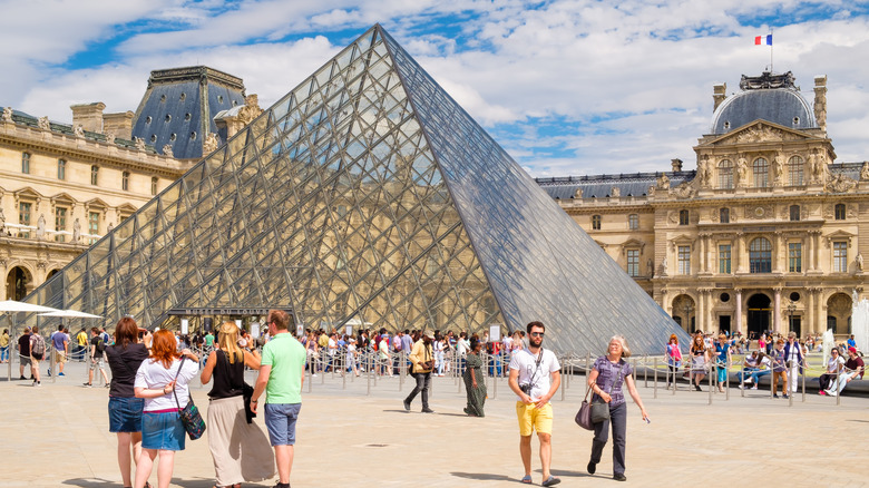 Louvre Museum visitors