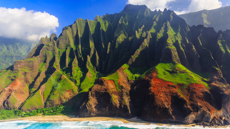 The Na Pali coast, Kauai, Hawaii