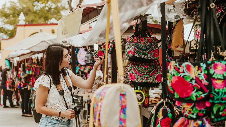 Shopping for souvenirs