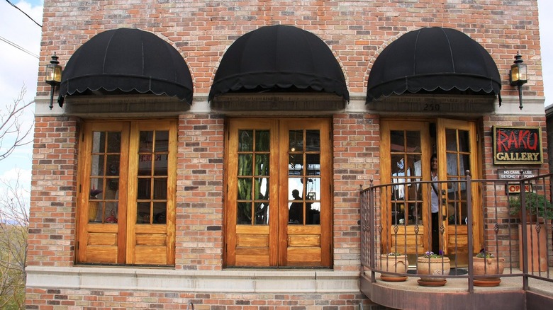 Exterior of Raku Gallery