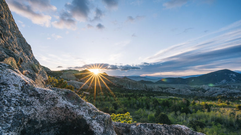 Sunrise at City of Rocks National Reserve, Idaho