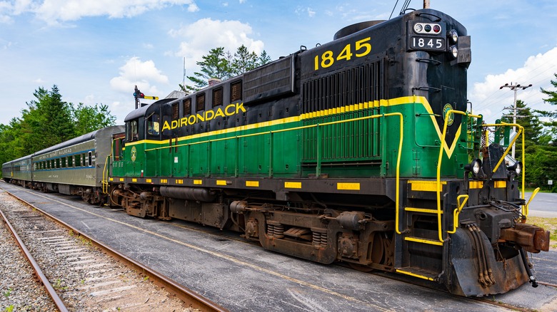 Adirondack Railroad passenger train