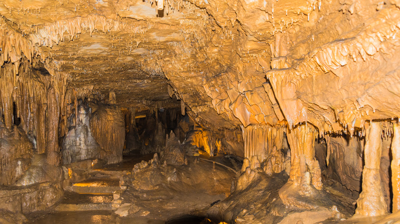 Inside of Marengo Cave