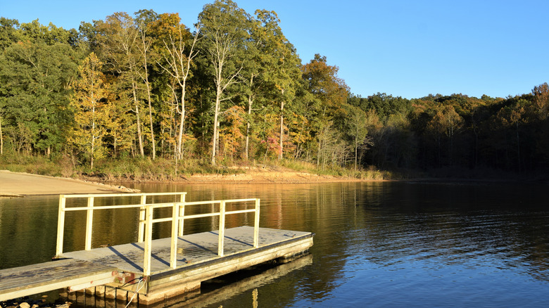 A dock at Pakota Lake