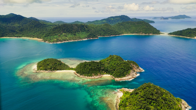 Aerial view of Andaman Islands