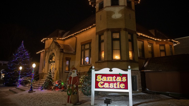 Santa's Castle at the former Carnegie Library in Storm Lake, Iowa