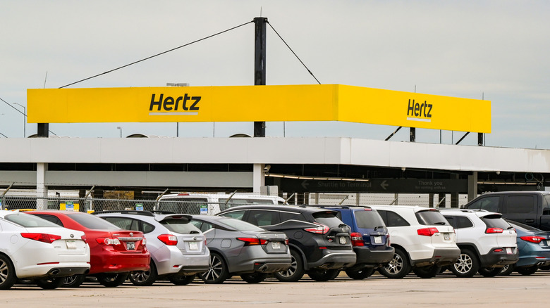 Hertz rental car dealership