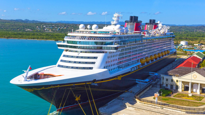 cruise ship docked