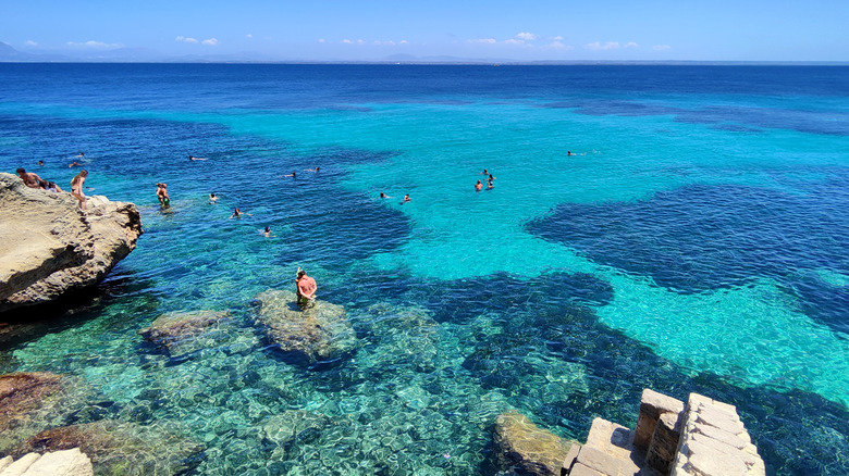 Cala del Bue Marino in Favignana