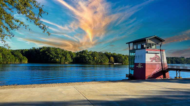 Watch tower looking out over Lake Lanier