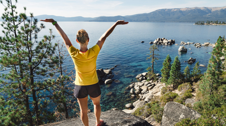 Hiking around Lake Tahoe
