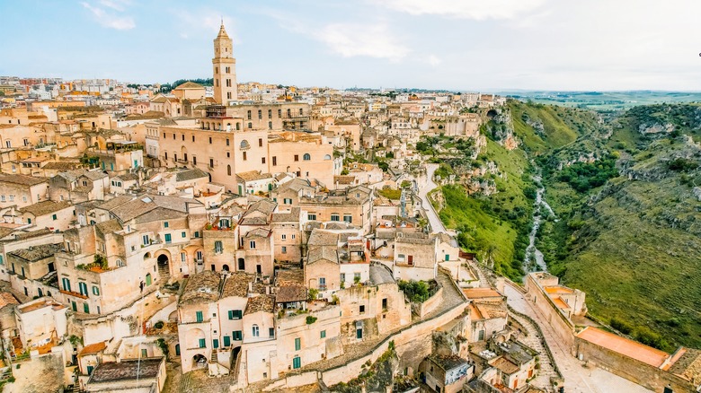 View of Matera, Italy