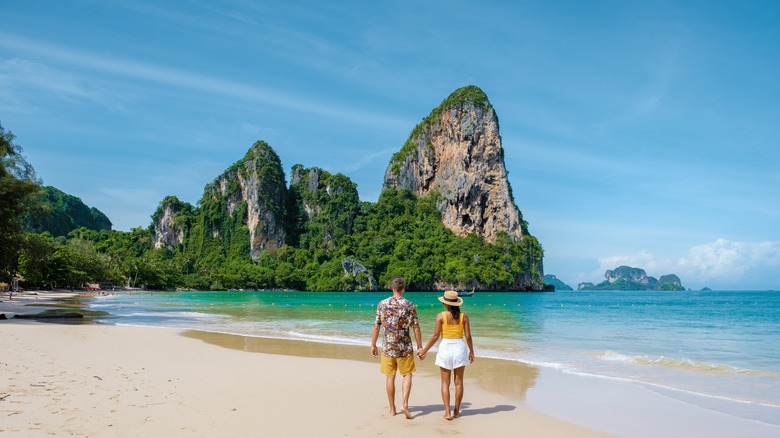 couple on a beach