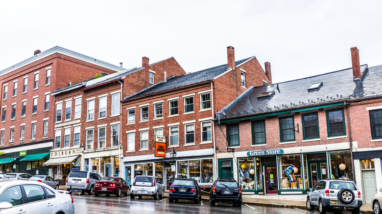 Cute storefronts in downtown Belfast
