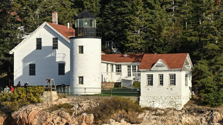 a lighthouse in Mount Desert Island