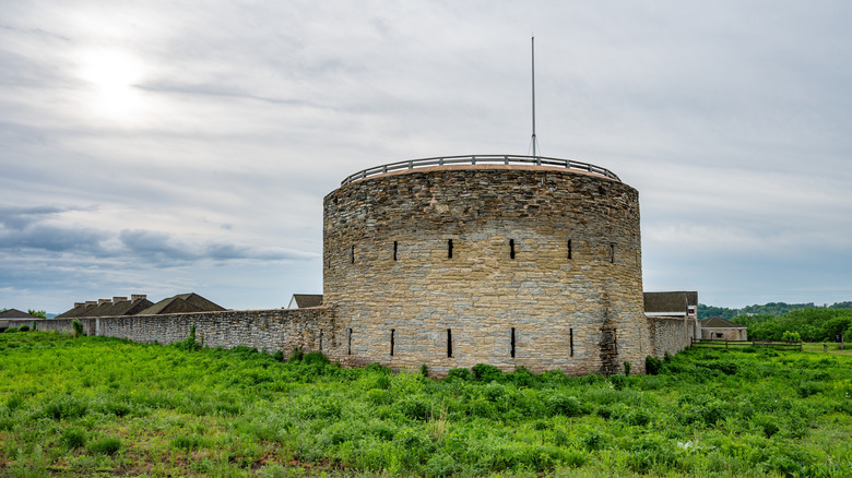 Round Tower at Historic Fort Snelling in Minnesota