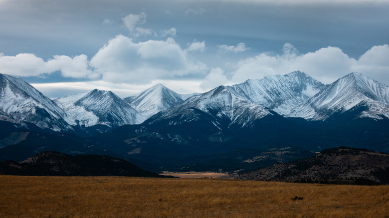 The Crazy Mountains in Montana