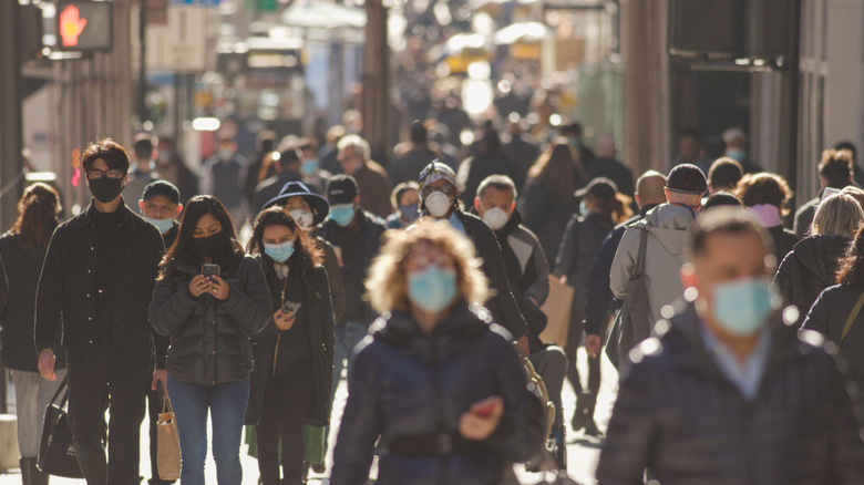 Pedestrians in New York City