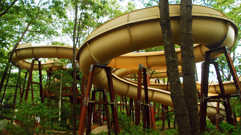 water slide at Splish Splash