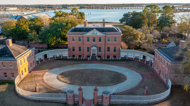 Tryon Palace landscape in New Bern, North Carolina