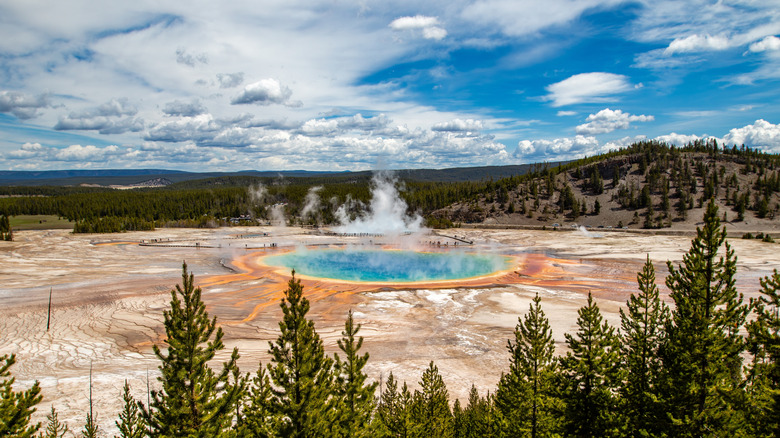 Grand Prismatic Spring in Yellowstone National Park