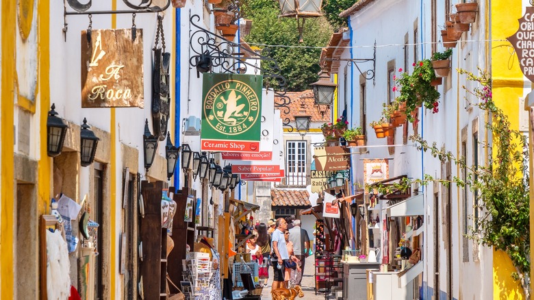 Small street in Obidos