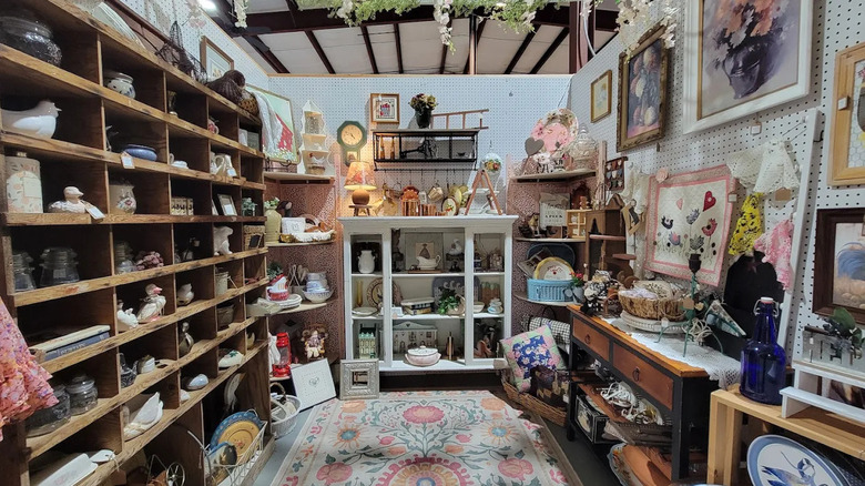 Antiques for sale at the Antique Center Mall