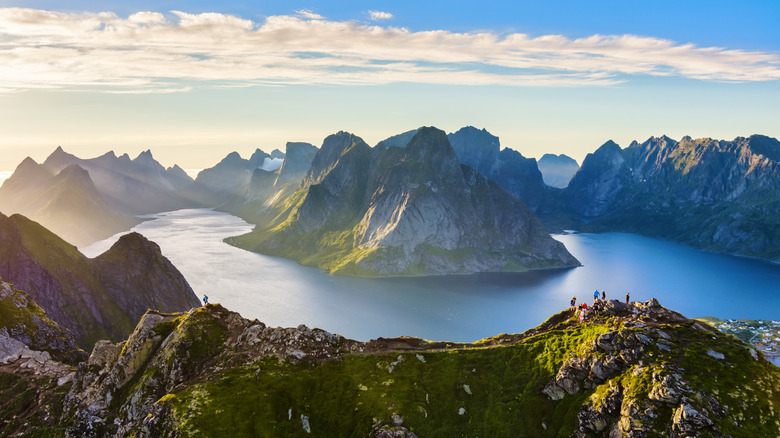 Lofoten islands from above