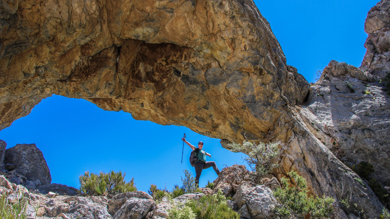 hiker in Great Basin National Park