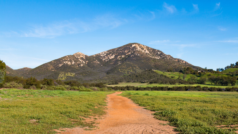 the Iron Mountain Trail leading up to Iron Mountain near Poway California