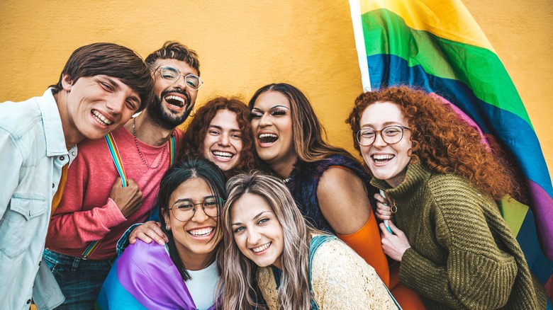 diverse LGBTQ+ group