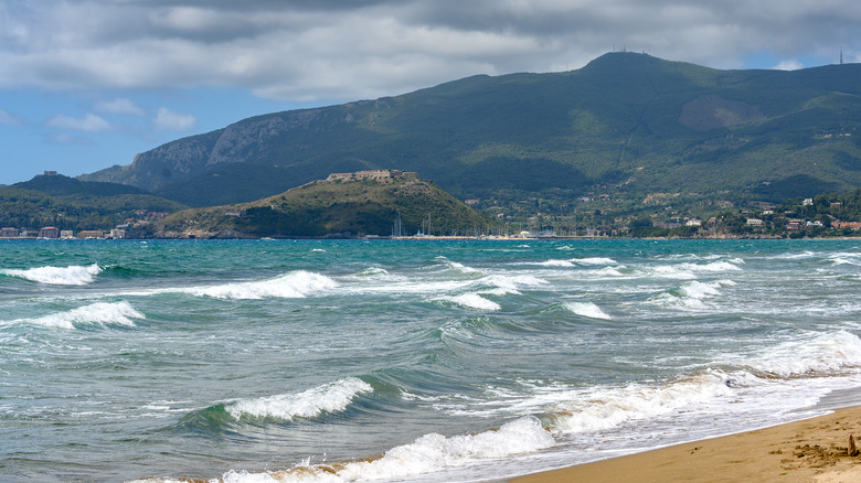 Shores of La Feniglia in Italy