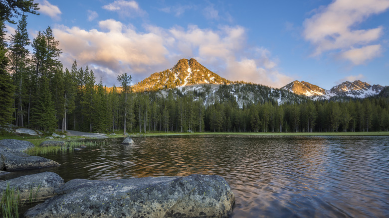 A view of a peak from the Anthony Lakes region of northeastern Oregon